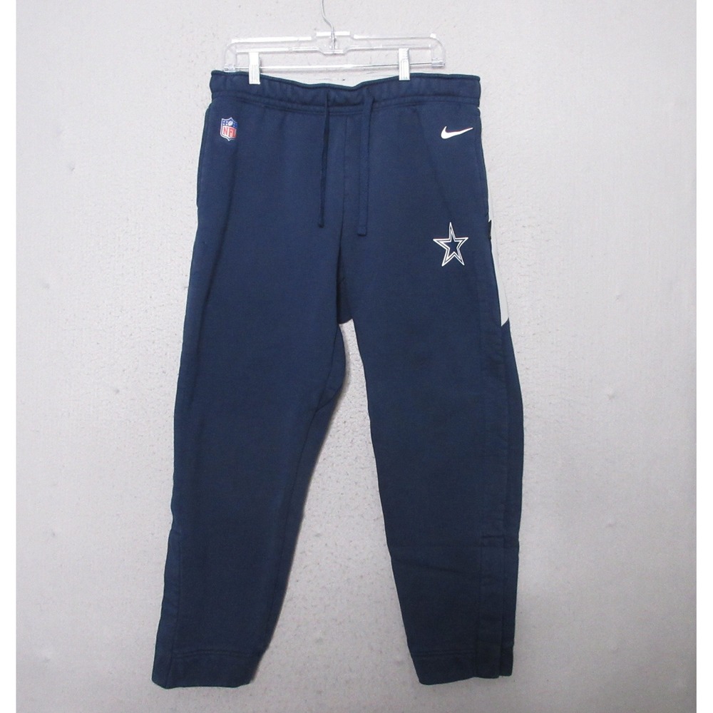 Dallas Cowboys Nike On Field Apparel SWEATPANTS Men XL Blue Gray Joggers Pocket